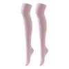 Calcetines de baile, calcetines largos de tres rayas hasta la rodilla para cosplay de mujer, calcetines altos, calcetines de mujer al por mayor, calcetines de rayas europeos y americanos