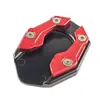Soporte Lateral para Vehículo Eléctrico de Tamaño Grande Almohadilla Antideslizante Material de Aleación de Aluminio Pedal Motocicleta Soporte Único Caballete Almohadilla Protectora Universal