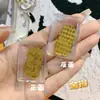 Shuibei Princesa Dorada Atrae Riqueza Oro Puro 999 Tesoro de Riqueza Papel Dinero Atracción Lámina de Oro Regalo