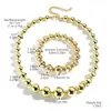 Joyería Transfronteriza Europea y Americana Amazon Elegante Exagerado Geométrico Hip-Hop Collar Cadena Fresca Moderna Pulsera Collar Joyería para Mujeres