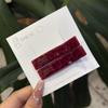Nova Presilha de Cabelo Dourada Estilo Coreano de Uma Palavra Par Simples Temperamento Doce Retro Temperamento Acessórios de Cabelo Presilha Simples para Mulheres