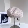 Boina Fashion Retro de Bolinhas para Outono e Inverno para Mulheres, Chapéu de Artista Casual Versátil Afina o Rosto, Chapéu de Abóbora Estiloso e Moderno