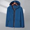 Jaqueta Outdoor Logo Personalizado À Prova de Vento Impermeável Quente Grupo Mensageiro Roupas de Trabalho Roupa de Montanhismo Outdoor Montanhismo