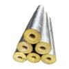 Carcasa de tubo de lana de vidrio, aislamiento de silicato de aluminio resistente a altas temperaturas, abertura de aislamiento de tubería de caldera de vapor, carcasa de tubo de lana de roca autoadhesiva