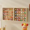 Bonito Exhibidor de Pared con Caja Sorpresa Estante de Almacenamiento Transparente a Prueba de Polvo Figura Pop Mart Estante de Almacenamiento Caja de Almacenamiento de Pared