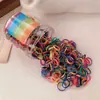 Bandas Elásticas Amigables con el Cabello de Bebé, Alta Elasticidad y Resistentes Gomas para el Cabello, Gomas Desechables para el Cabello de Niños, Accesorios para el Cabello Dopamina