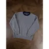 Suéter Jersey de Cuello Redondo Color Block Hecho a Mano con Puntadas Estilo Old Money de Invierno con una Atmósfera Pesada para Hombres y Mujeres Parejas