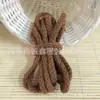 Cuerda de Algodón Hueca de Doble Capa de 5 mm de Colores, 8 Hilos, para Cintura de Pantalones, Cuerda de Sombrero, Cordón, Cuerda para Tejer DIY Hecha a Mano 90m