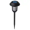 Luzes decorativas de gramado para paisagismo de jardim movidas a energia solar transfronteiriças, luzes de ambiente para uso doméstico com sensor de luz, luzes de chama para jardim externo