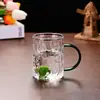 Tetera de Vidrio Gruesa Personalizada para Agua Fría Resistente a Altas Temperaturas Hogareña Tetera de Vidrio para Agua Hirviendo Fría Tetera de Vidrio para Agua Tetera para Infusiones Frías de Frutas Tetera para Agua Fría