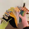 Luvas de Moda Tricotadas para o Inverno, Fofas e Quentes para Adultos, Adequadas para Ciclismo, Design de Dois Dedos Expostos, Unissex, Casais, Ano Novo, Estudantes
