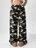Pantalones Casuales Nuevos Europeos y Americanos de AliExpress Transfronterizos Estampado de Leopardo Pantalones Largos de Pierna Ancha