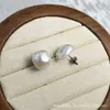 Pendientes de Princesa Sirena de Titanio F136 con Perla Iridiscente y Cierre de Mariposa Integrado Joyería para Perforaciones de Aleación de Titanio G23 Venta al por Mayor