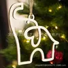 Nuevo producto: la Historia de Amor y Lealtad, Decoración de Madera de Elefante Regalo, Colgante Adorno de Hermandad y Amistad