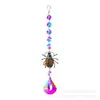 Amazon Nuevo Atrapasol Araña Abeja Escarabajo DIY Decoraciones de Atmósfera de Halloween Adornos Colgantes para Exteriores Cortina de Cuentas
