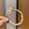 Banda de goma para el cabello para mujer, tocado de cuerda, aro elástico para el cabello, sencillo, famoso en Internet, accesorios para el cabello sencillos, funda de cuero, cuerda fina para el cabello para mujer