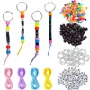 Contas de Barril com Letras Estilo Boêmio Popular da Amazon, Contas de Coração, Chaveiro DIY, Acessórios de Pingente para Mala Feminina