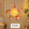 Festival de Mediados de Otoño Danza del León Linternas Kit de Manualidades DIY para Niños Linternas Portátiles Brillantes para Venta en Puesto