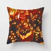 Funda de almohada decorativa de calabaza de Halloween para el hogar, funda para cojín de sofá, funda de almohada