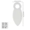 Repetir 18*7 Suministro de Piezas de Soporte para el Reverso de Marcos de Fotos, Accesorios para Fijación de Fotos, Clips de Plástico con Forma de Girasol, Plástico Blanco