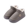 Pantuflas de algodón de tacón alto para mujer, invierno, forradas de vellón, cálidas, ligeras, antideslizantes, para parejas, para interior, hogar y exterior, zapatos de algodón para hombre, venta al por mayor