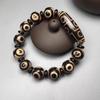 Pulsera Tianzhu Ágata Tibetana Pulsera Tianzhu de Tres Ojos Tianzhu Estilo Tibetano Tianzhu de Nueve Ojos Ágata Antigua Tianzhu