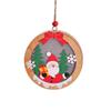 Natal Nova decoração LED luminoso pingente da árvore de Natal Papai Noel boneco de neve noite luz luz pingente decoração pingente