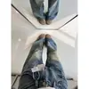 Jeans Retro Americanos para Mujer 2025 Invierno Tendencia Versátil Nuevos de Tiro Bajo Pierna Ancha Sueltos Acampanados