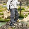 IZEXX Tide Marca Mountain Outdoor Sports Rush Calças Impermeáveis Secagem rápida Bolso grande Reto Solto Macacão Pé