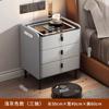 Criado Inteligente, Design Moderno Simples, Rack de Armazenamento Multifuncional para Quarto, Armário de Armazenamento Simples de Madeira Maciça para Moradia de Aluguel