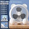Mini ventilador de mesa USB giratório para dormitório estudantil, ventilador de mesa com clipe para escritório, ventilador de mesa com clipe