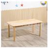 Mesa y silla de madera maciza para jardín de infancia, mesa de juegos de aprendizaje para clase de capacitación de educación temprana, traje de escritorio y silla para niños, mesa de juguetes para dibujar