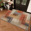 Felpudo de Entrada para Uso Doméstico, Felpudo de Bucle de Seda Estilo Americano para Vestíbulo, Antideslizante, Personalizable, Raspa la Suciedad, Fácil de Limpiar, Suministro Directo del Fabricante
