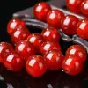 Boting Agata Roja Natural Grado 7A Cuentas Sueltas DIY Accesorios Retro de Alto Grado para Ensartar Materiales Accesorios para Pulseras