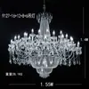 Novo Salão de Casamento Ferro Galvanizado Prata Cristal Lustre Pavilhão de Cerimônia Lâmpada de Teto Adereços de Casamento Lâmpada de Vidro Cristal