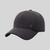 Novo Chapéu Masculino Listrado de Inverno com Proteção para Orelhas Chapéu de Algodão Quente e Fashion Chapéu de Beisebol com Forro de Fleece para Uso Externo para Meia-Idade e Idosos