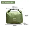 Bolsa de armazenamento para viagem ao ar livre com fechamento roll-top, grande capacidade, dobrável, portátil, resistente a rasgos, resistente a arranhões, bolsa organizadora para itens diversos
