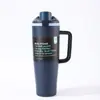 Taza de Fruta para Coche Amazon Transfronteriza de 40 oz Taza de Coche de Gran Capacidad Termo Rebotante con Asa Taza de Hielo