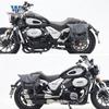 Coche muscle Wolf adecuado para bolsa lateral jazz Jie DX250 bolsa lateral se puede instalar casco medio casco casco completo con cerradura marco de liberación rápida cambio