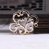Accesorios hechos a mano DIY 24k color oro real retenedor tocado corona de fénix enlace de borla colgante Hanfu antiguo B499