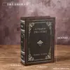 Decoração de Livro de Madeira Simulado Venda Quente Transfronteiriça Caixa de Armazenamento de Livro Falso Livro Mágico de Restaurante de Celebridade da Internet Estante de Livros Retro Livro Decorativo