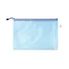 Bolsa de Arquivo Espessa, Bolsa com Zíper de Malha Transparente, Bolsa de Armazenamento de Provas A4 de Grande Capacidade, Porta-Bilhetes, Material Escolar para Estudantes, Impermeável