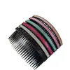 Peine de Estilo Coreano con Pedrería para Acomodar Flequillo y Cabello, Accesorio para el Cabello de Corona Alta, Adorno para el Cabello Sencillo y Moderno para Mujer