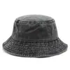 Sombrero de Pescador para Hombre, Sombrero de Mezclilla Lavado para Otoño, Sombrero de Cubo para Mujer, Sombrero Solar Vintage Europeo y Americano de Algodón para Exteriores, Senderismo, Otoño e Invierno