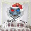 Tapeçaria de Natal Nova Pano de Pendurar Transfronteiriço Pano de Fundo Decorativo Sala de Fundo de Natal Atmosfera de Feriado Pano de Parede Estilo Americano