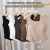 Camiseta regata de algodão puro para garota estilosa com bojos base de cor contrastante não precisa de sutiã bandeau roupa íntima roupa externa sem alças roupa íntima