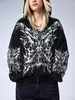 Sudadera con capucha y cremallera oscura para mujer, primavera y otoño, nueva, transfronteriza, nicho, Harajuku, deportiva, sudadera, tops para pareja