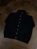 Suéter Cárdigan Retro Japonés de Cuello Alto para Hombre Otoño e Invierno Estilo Coreano Estilo Perezoso Chaqueta Tejidos Casuales Sueltos para Pareja