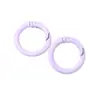 Venta al por mayor del fabricante Anillo de resorte de 25 mm Llavero pintado Anillo de llavero redondo Anillo para libro Clip de conexión Hebilla de resorte