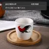 Taza de té cerámica blanco puro color sólido juego de mesa de hotel casa de té de la mañana copa de vino restaurante taza de hotel boca de taza servicio de catering estilo chino